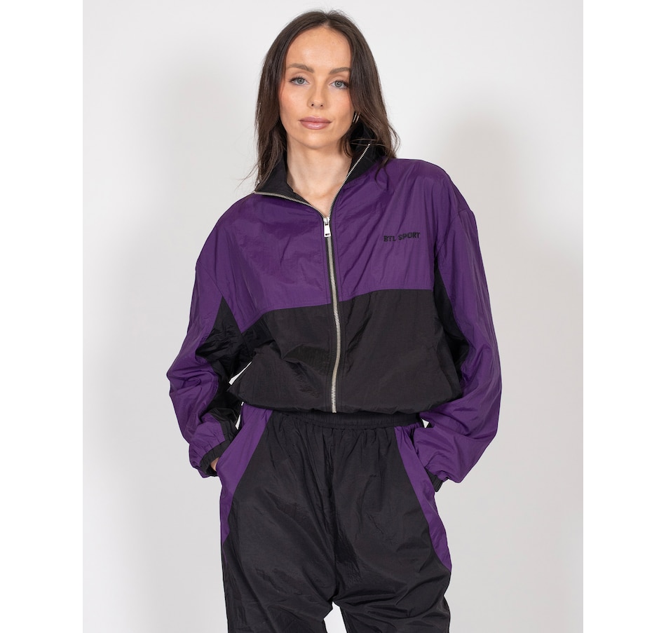 Image 247465_VBK.jpg, Product 247-465 / Price $51.33, Brunette The Label Serena Full Zip Track Jacket from Brunette The Label on TSC.ca's Fashion department