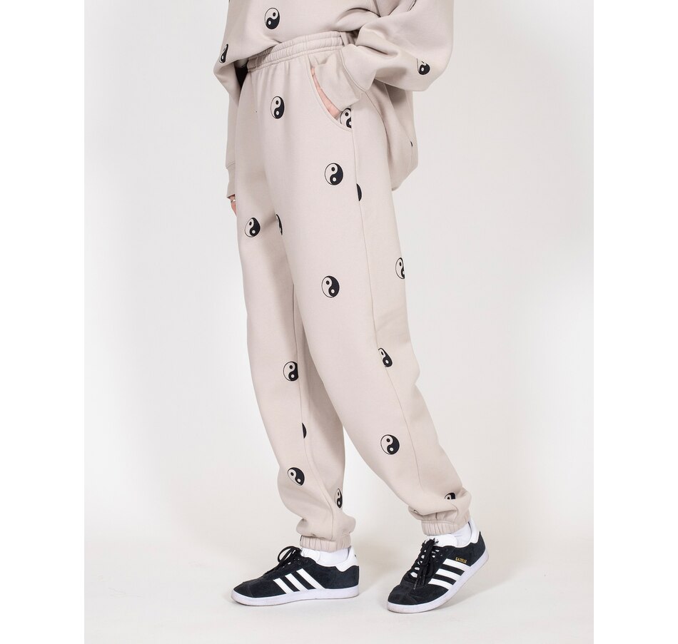 Image 247469_ALTMORE1.jpg, Product 247-469 / Price $39.33, Brunette The Label All Over Yin Yang Oversized Jogger from Brunette The Label on TSC.ca's Fashion department