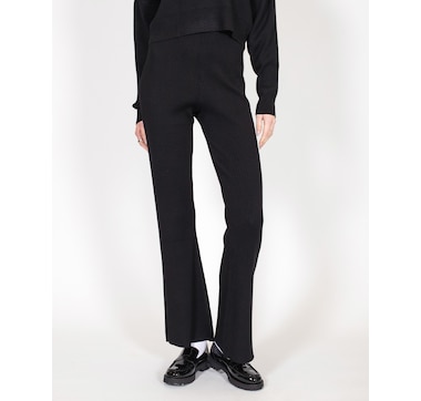 Brunette The Label Olivia Rib Knit Straight Leg Pant
