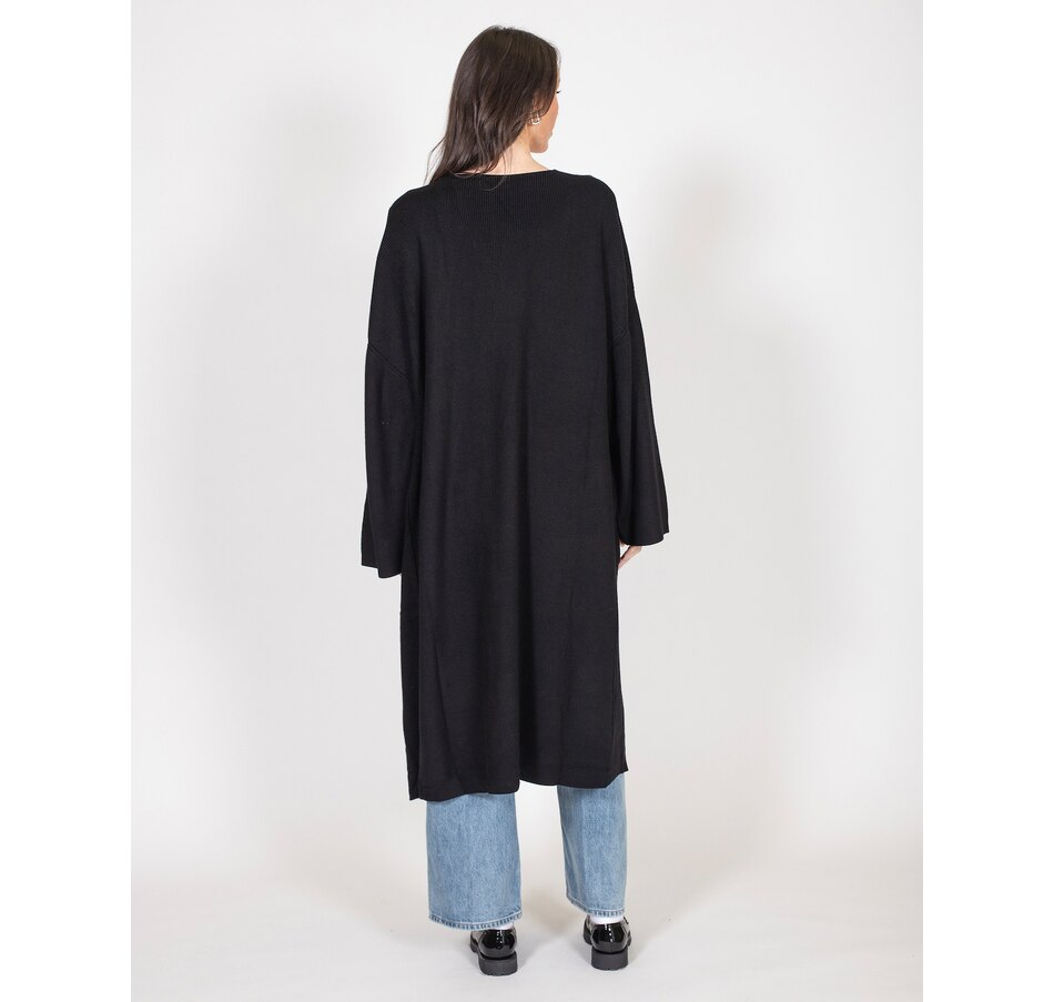 Image 247480_ALTMORE2.jpg, Product 247-480 / Price $67.33, Brunette The Label Matilda Rib Knit Oversized Longline Cardi from Brunette The Label on TSC.ca's Fashion department