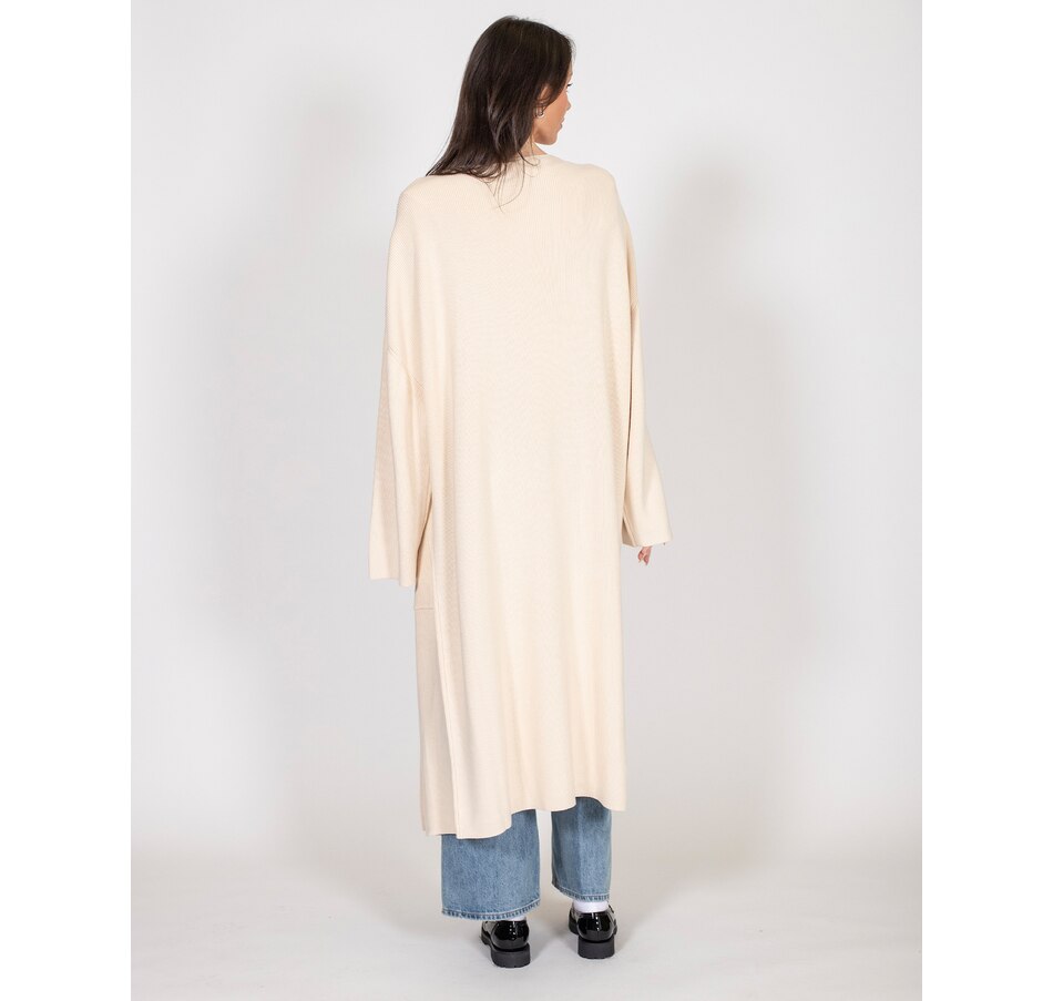 Image 247480_ALTMORE3.jpg, Product 247-480 / Price $67.33, Brunette The Label Matilda Rib Knit Oversized Longline Cardi from Brunette The Label on TSC.ca's Fashion department