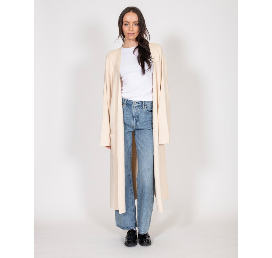 Image 247480_ALTMORE4.jpg, Product 247-480 / Price $67.33, Brunette The Label Matilda Rib Knit Oversized Longline Cardi from Brunette The Label on TSC.ca's Fashion department