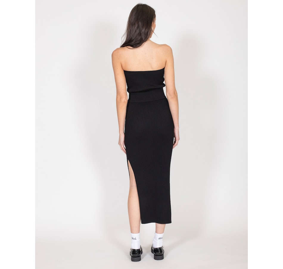 Image 247481_ALTMORE2.jpg, Product 247-481 / Price $43.33, Brunette The Label Penelope Rib Knit Maxi Skirt from Brunette The Label on TSC.ca's Fashion department