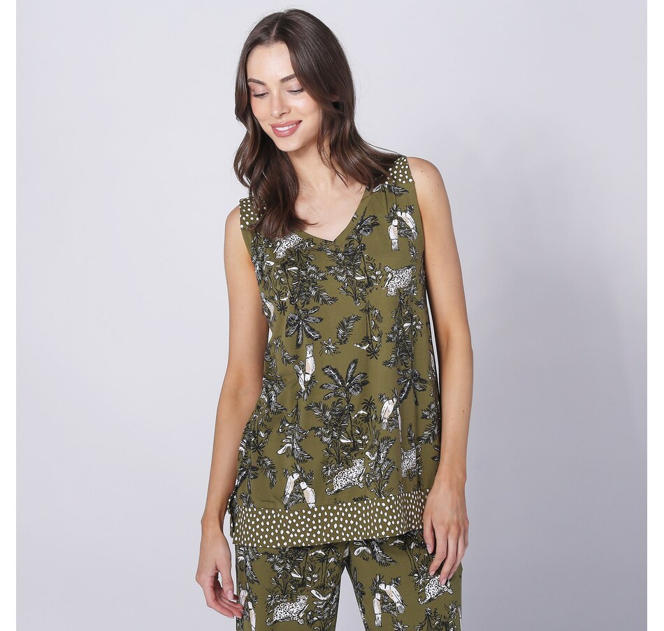 Image 247490_OLTOI.jpg, Product 247-490 / Price $9.33, Cuddl Duds Flexwear V-Neck Drape Tank from Cuddl Duds on TSC.ca's Fashion department