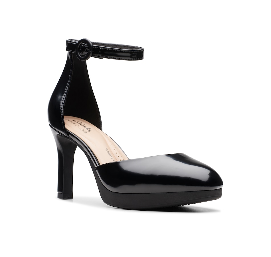 Image 247507_BLK.jpg, Product 247-507 / Price $120.00, Clarks Ambyr2 Cove Ankle Strap Pump from Clarks Footwear on TSC.ca's Clothing & Shoes department