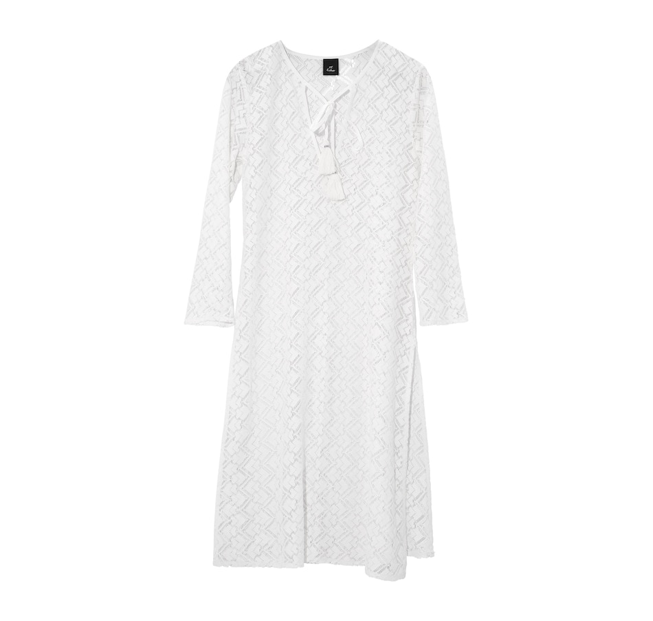 Image 247557_WHT.jpg, Product 247-557 / Price $49.33, Echo Astrid Longline Lace Dress from Echo on TSC.ca's Fashion department