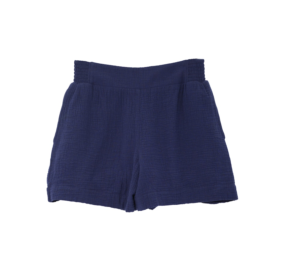 Image 247564_MAR.jpg, Product 247-564 / Price $24.33, Echo Super Soft Gauze Smocked Shorts from Echo on TSC.ca's Fashion department