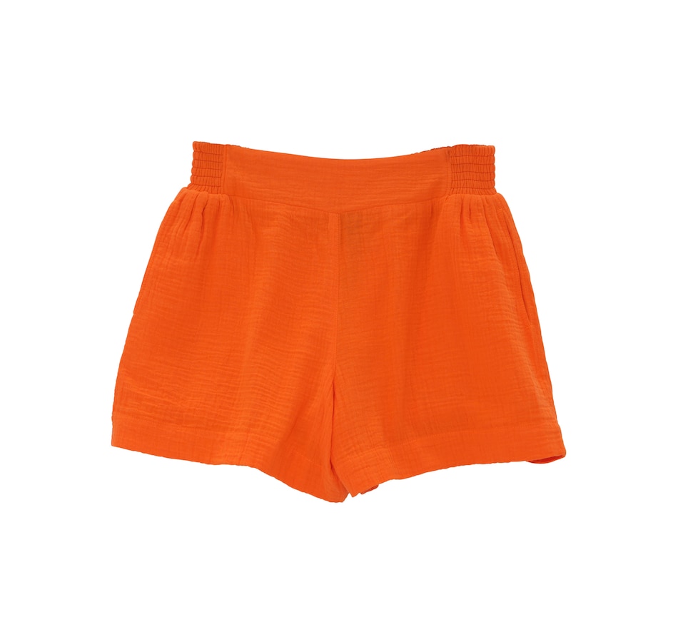 Image 247564_TNG.jpg, Product 247-564 / Price $24.33, Echo Super Soft Gauze Smocked Shorts from Echo on TSC.ca's Fashion department