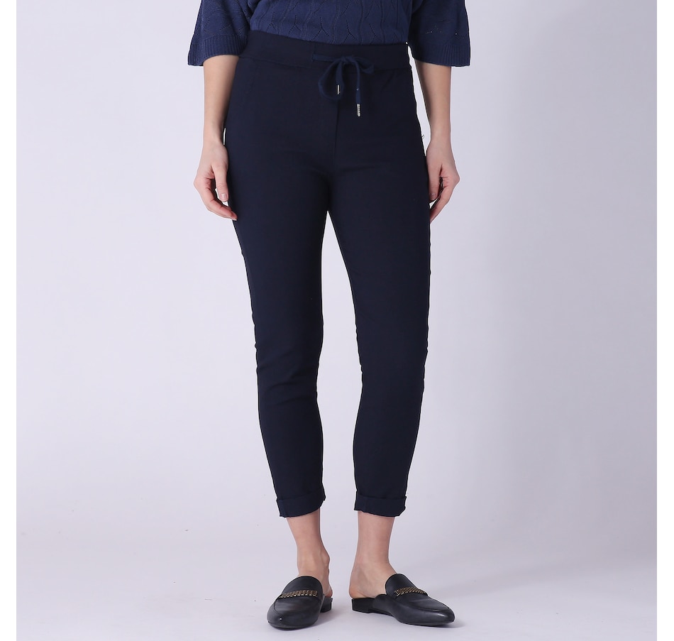 Clothing & Shoes - Bottoms - Pants - M Made In Italy Pull-On Drawstring  Waist Pant - Online Shopping for Canadians