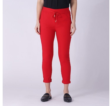 M Made In Italy Pull-On Drawstring Waist Pant