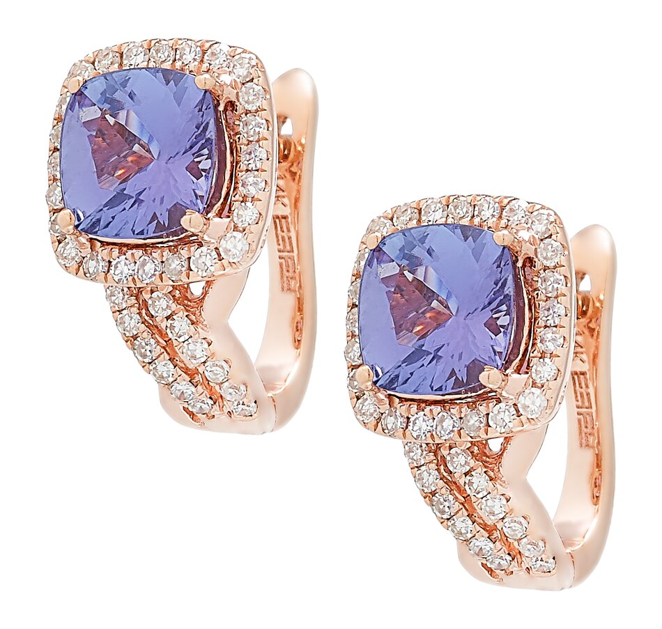 Image 247829.jpg, Product 247-829 / Price $1,199.33, EFFY Jewellery 14K Rose Gold Tanzanite and Diamond Earrings from Effy Jewellery on TSC.ca's Jewellery department