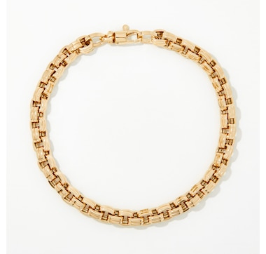 Stefano Oro 14K Yellow Gold Gemella Rolo Bracelet