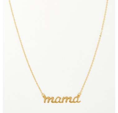 Product 248-154 / Price $299.99 , Stefano Oro 14K Yellow Gold Mamma Necklace