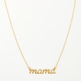 Stefano Oro 14K Yellow Gold Mamma Necklace