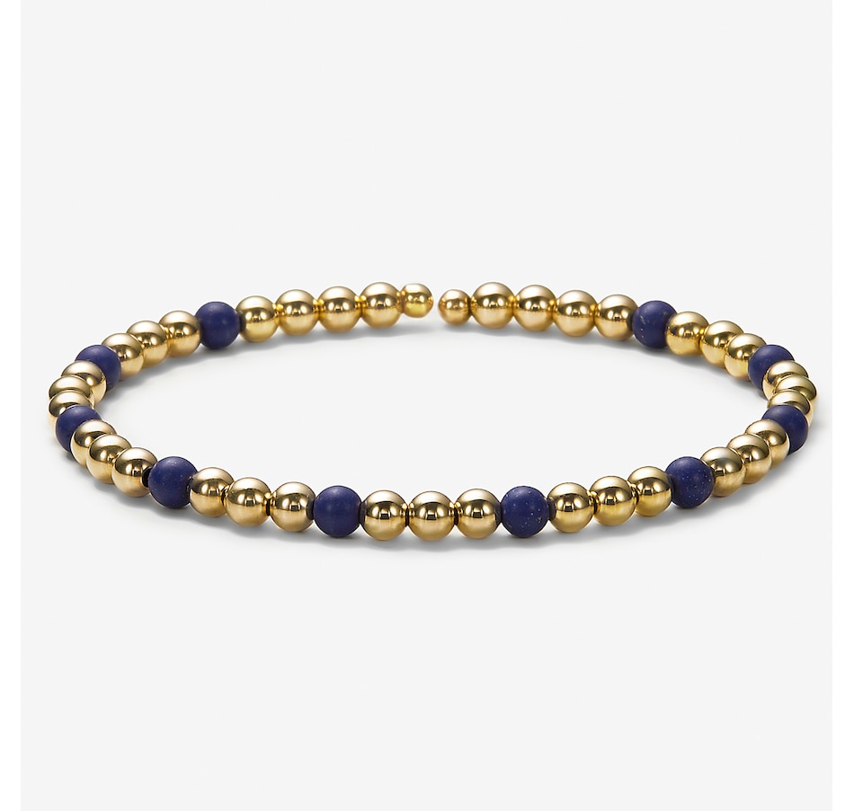 Image 248166_LAP.jpg, Product 248-166 / Price $499.99, Stefano Oro 14K Yellow Gold Flex Bead Bangle from Stefano Oro on TSC.ca's Jewellery department