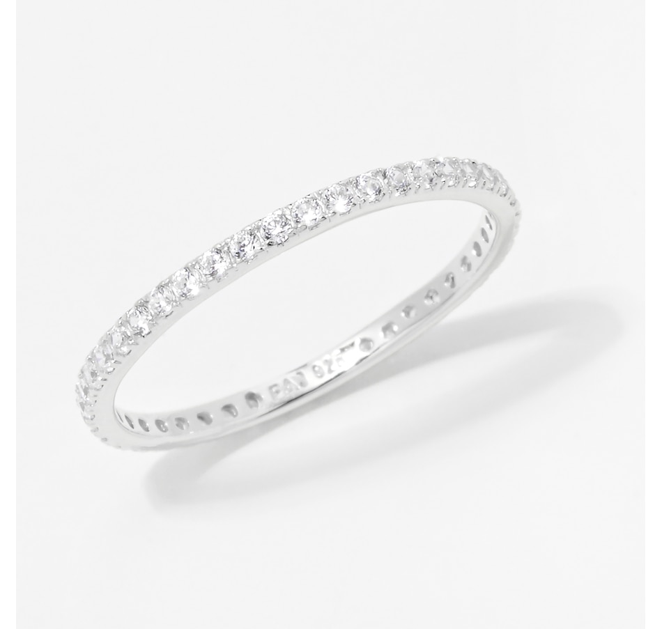 Image 248184_RHOP.jpg, Product 248-184 / Price $59.99, Diamonelle Sterling Silver Diamonelle Band from Diamonelle on TSC.ca's Jewellery department