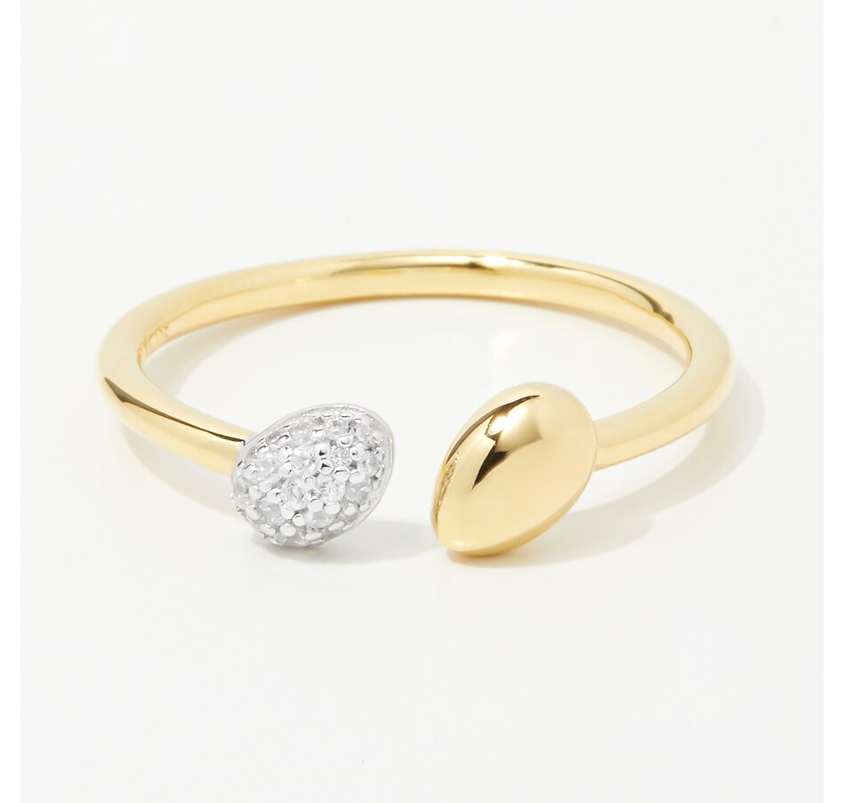 Image 248201_ALTMORE1.jpg, Product 248-201 / Price $39.88, Diamonelle Two Tone Open Teardrop Diamonelle Ring from Diamonelle on TSC.ca's Jewellery department