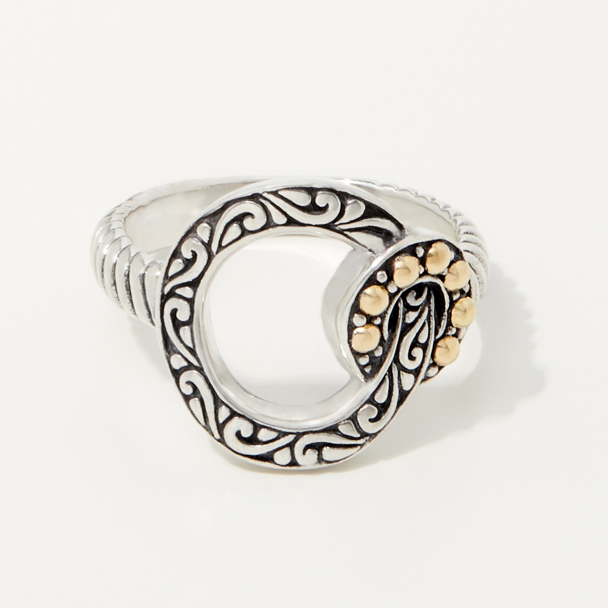 Jewellery - Rings - Samuel B Collection Sterling Silver 18K ...