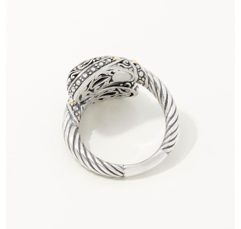 Image 248225_ALTMORE2.jpg, Product 248-225 / Price $249.99, Samuel B Collection Sterling Silver 18K Bypass Pear Ring from Samuel B. Collection on TSC.ca's Jewellery department