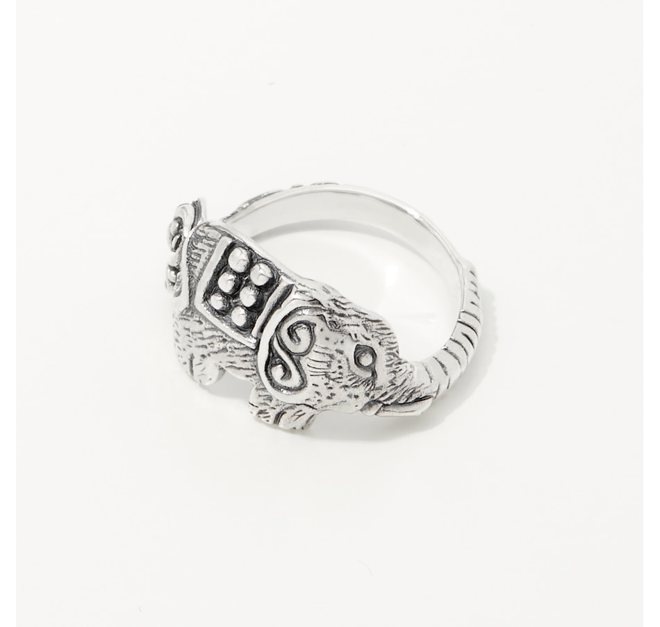 Image 248233_ALTMORE1.jpg, Product 248-233 / Price $39.33, Samuel B Collection Sterling Silver Elephant Ring from Samuel B. Collection on TSC.ca's Jewellery department