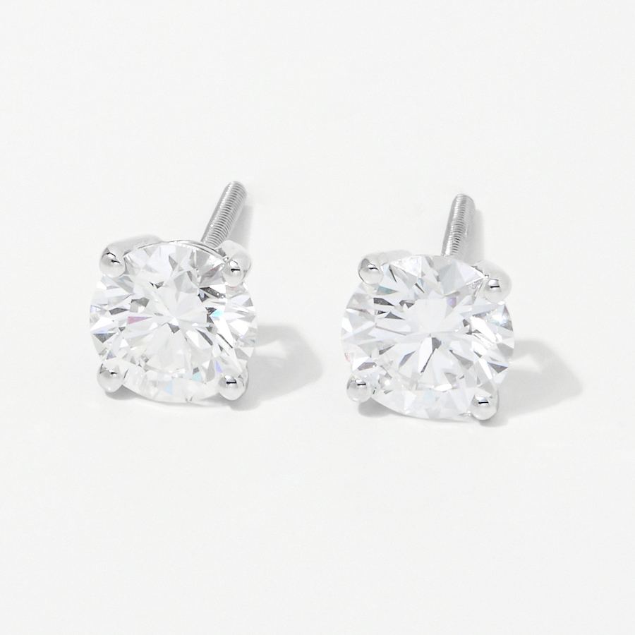 Image 248237_WG175.jpg, Product 248-237 / Price $899.99 - $2,999.99, Evera Diamonds 18K Gold Diamond Stud Earrings with Screw Back from Evera Diamonds on TSC.ca's Jewellery department