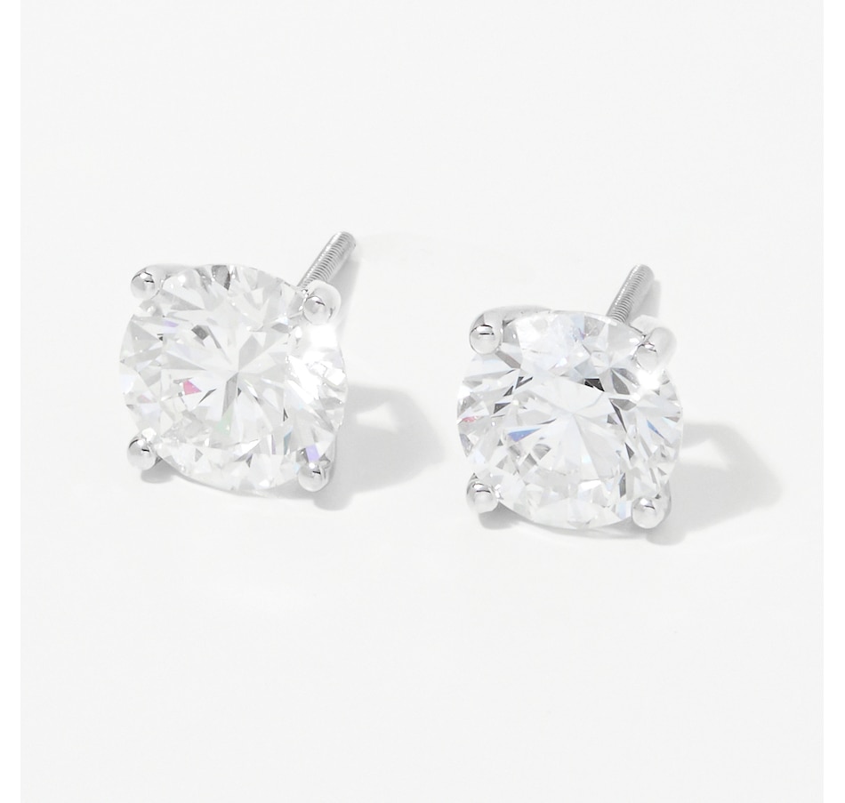 Image 248237_WG4CT.jpg, Product 248-237 / Price $399.99 - $7,499.99, Evera Diamonds 18K Gold Diamond Stud Earrings with Screw Back from Evera Diamonds on TSC.ca's Jewellery department