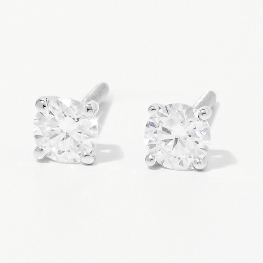 Image 248237_WGP50.jpg, Product 248-237 / Price $899.99 - $2,999.99, Evera Diamonds 18K Gold Diamond Stud Earrings with Screw Back from Evera Diamonds on TSC.ca's Jewellery department