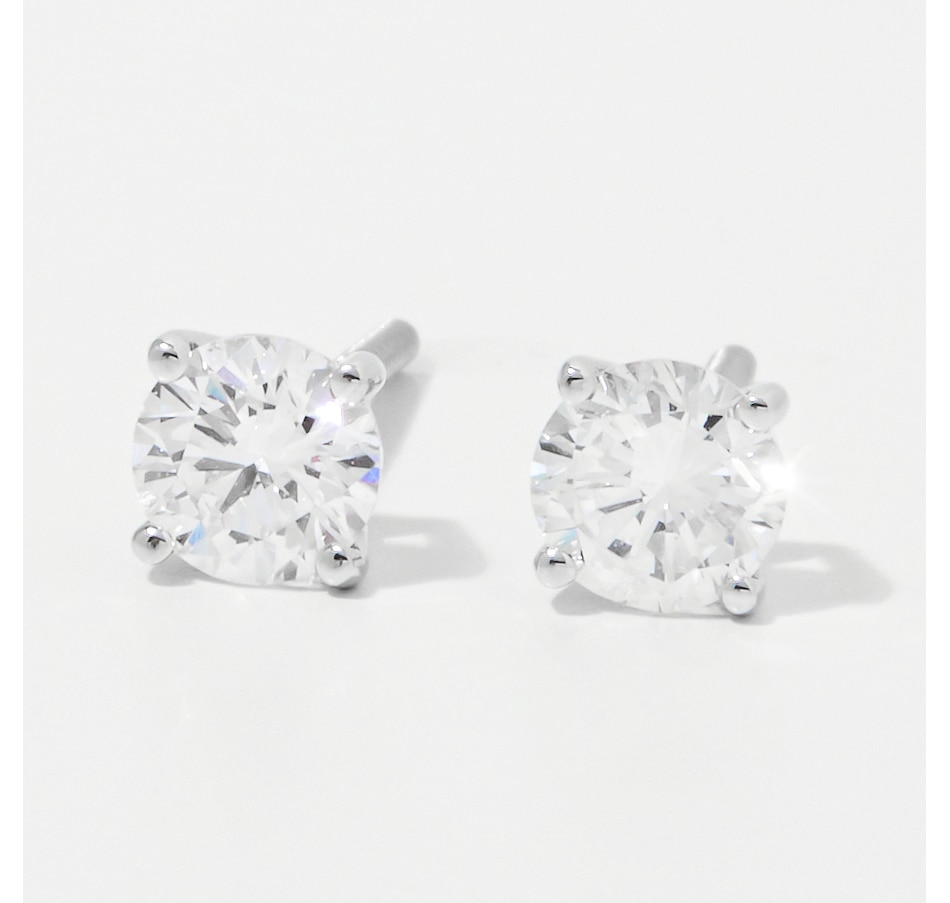 Image 248237_WGP75.jpg, Product 248-237 / Price $399.99 - $7,499.99, Evera Diamonds 18K Gold Diamond Stud Earrings with Screw Back from Evera Diamonds on TSC.ca's Jewellery department