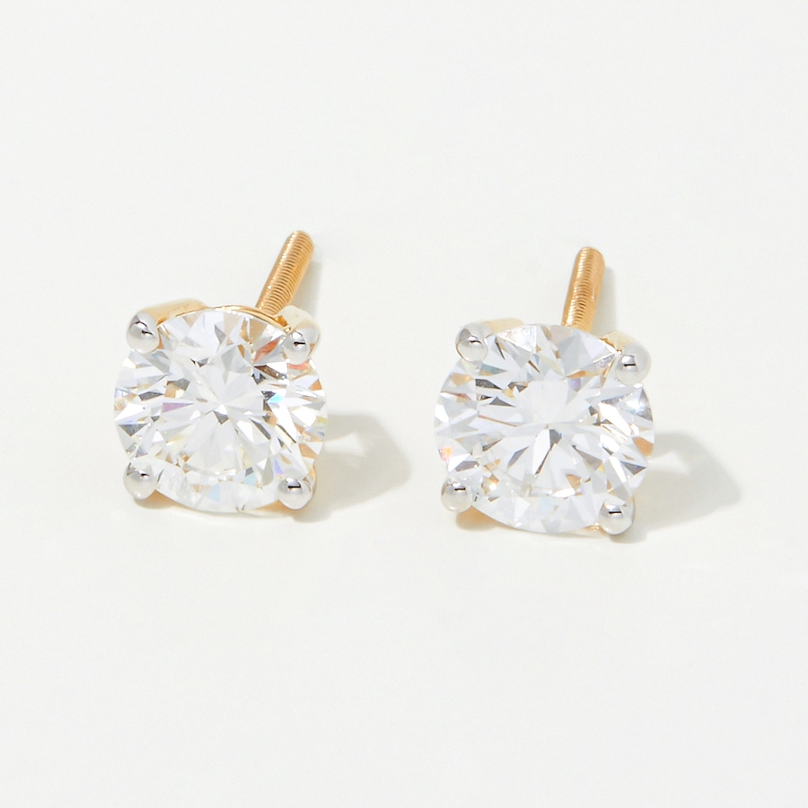 Image 248237_YG175.jpg, Product 248-237 / Price $899.99 - $2,999.99, Evera Diamonds 18K Gold Diamond Stud Earrings with Screw Back from Evera Diamonds on TSC.ca's Jewellery department