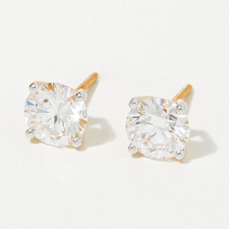 Image 248237_YG3CT.jpg, Product 248-237 / Price $899.99 - $2,999.99, Evera Diamonds 18K Gold Diamond Stud Earrings with Screw Back from Evera Diamonds on TSC.ca's Jewellery department