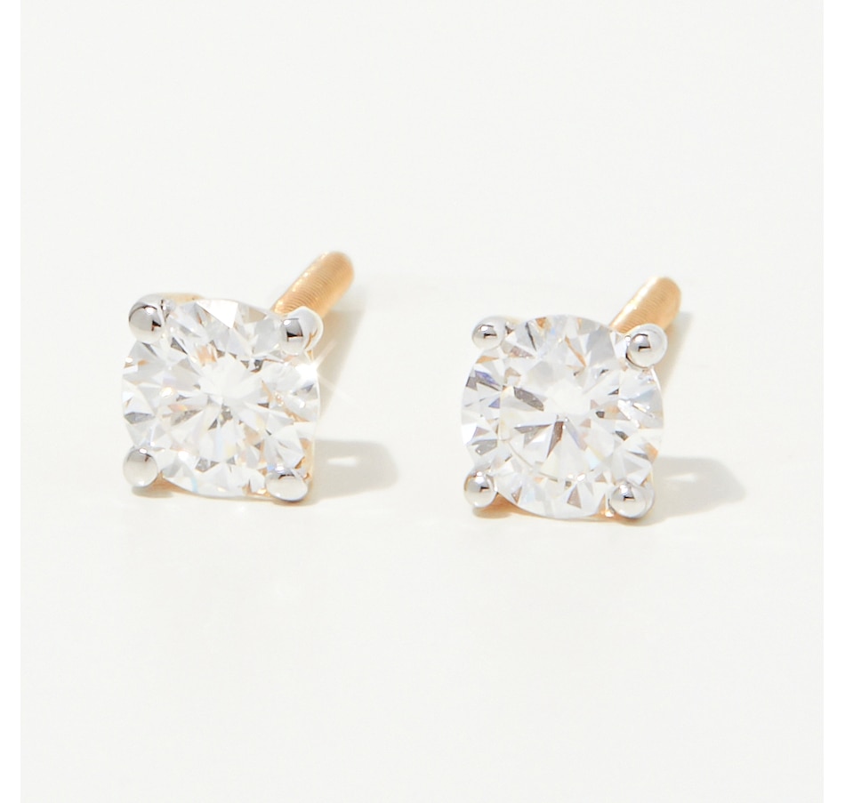 Image 248237_YGP50.jpg, Product 248-237 / Price $399.99 - $7,499.99, Evera Diamonds 18K Gold Diamond Stud Earrings with Screw Back from Evera Diamonds on TSC.ca's Jewellery department
