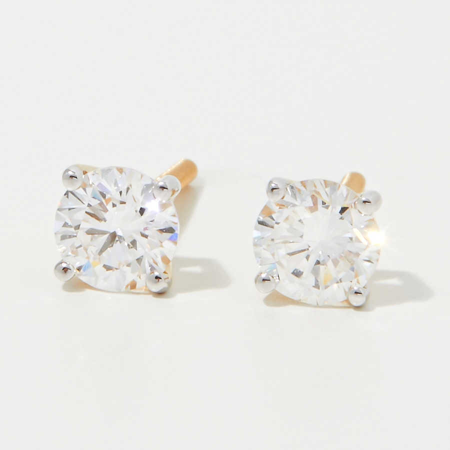 Image 248237_YGP75.jpg, Product 248-237 / Price $899.99 - $2,999.99, Evera Diamonds 18K Gold Diamond Stud Earrings with Screw Back from Evera Diamonds on TSC.ca's Jewellery department
