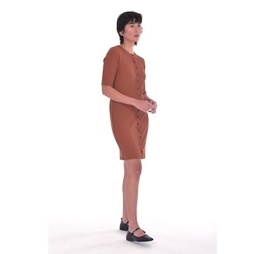 Paper Label Milena Button Dress
