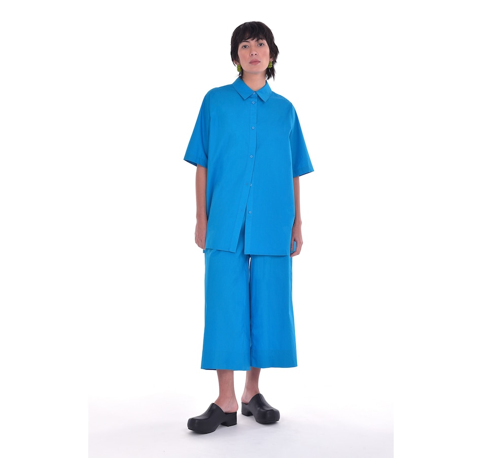 Image 248316_BLUDE.jpg, Product 248-316 / Price $148.00, Paper Label Ocean Openback Shirt from Paper Label on TSC.ca's Fashion department