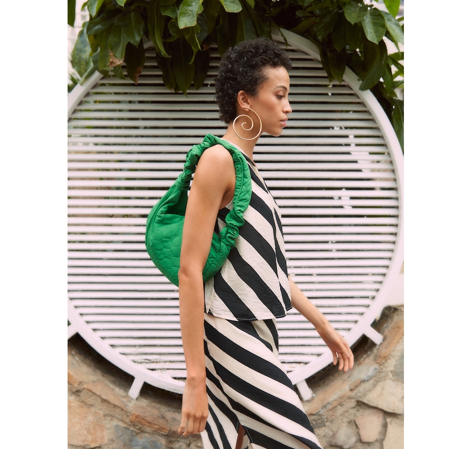 Image 248366_ALTMORE1.jpg, Product 248-366 / Price $29.33, Compañía Fantástica Crepe Stripe Midi Skirt with Side Slit from Compania Fantastica on TSC.ca's Fashion department