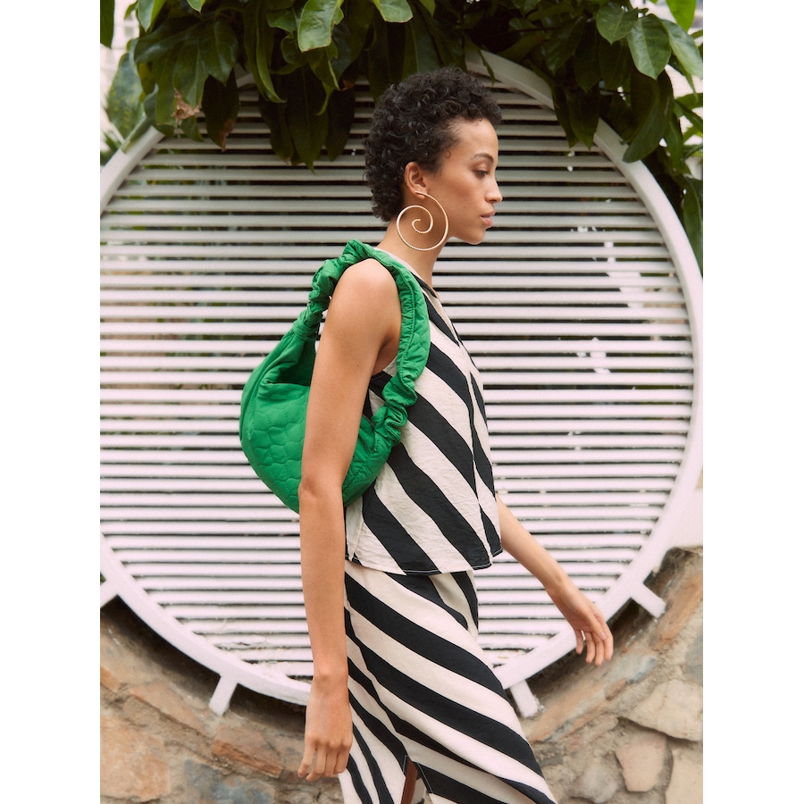 Image 248366_ALTMORE1.jpg, Product 248-366 / Price $29.33, Compañía Fantástica Crepe Stripe Midi Skirt with Side Slit from Compania Fantastica on TSC.ca's Fashion department