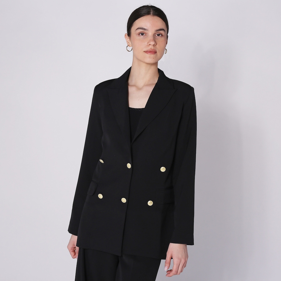 Image 248406_BLK.jpg, Product 248-406 / Price $49.33, Aggel Knitwear Stretch Blazer With Knitted Details from Aggel on TSC.ca's Fashion department