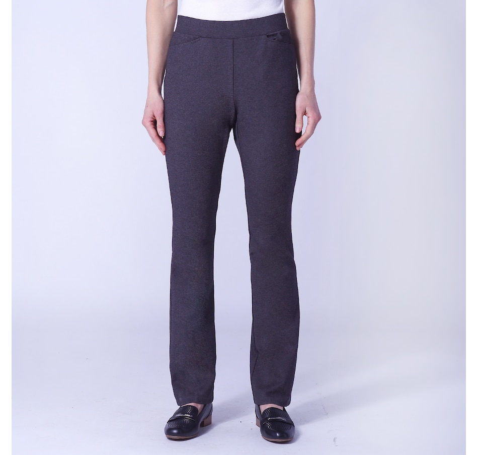 CP4793CHAR Circle S Hemmed Polyester Pant Charcoal Gray