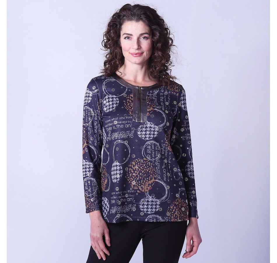 Clothing & Shoes - Tops - Shirts & Blouses - Mr. Max Julia Knit Tunic ...