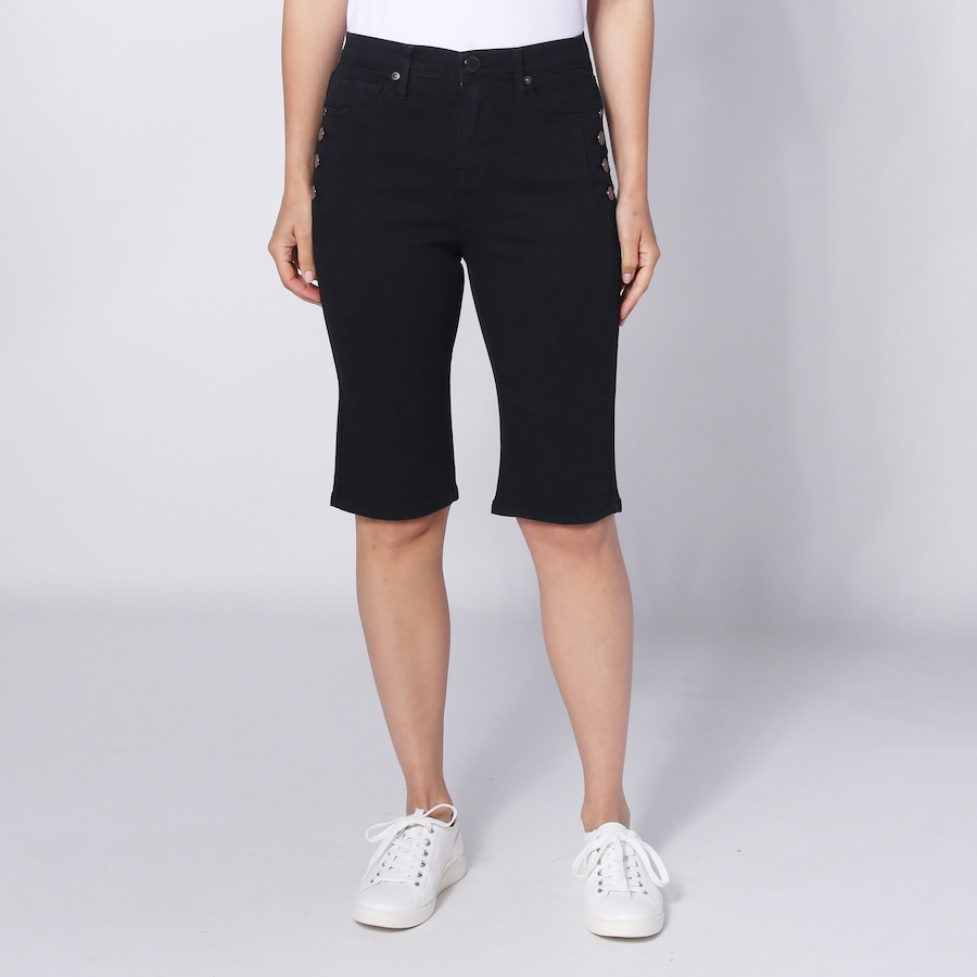 Image 248538_BLK.jpg, Product 248-538 / Price $29.33, Diane Gilman Button Detail Bermuda Short from DG2 by Diane Gilman on TSC.ca's Fashion department