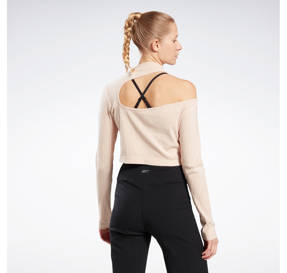 Clothing & Shoes - Tops - T-Shirts & Tops - Reebok Yoga Rib Long Sleeve  Women's T-Shirt - Online Shopping for Canadians