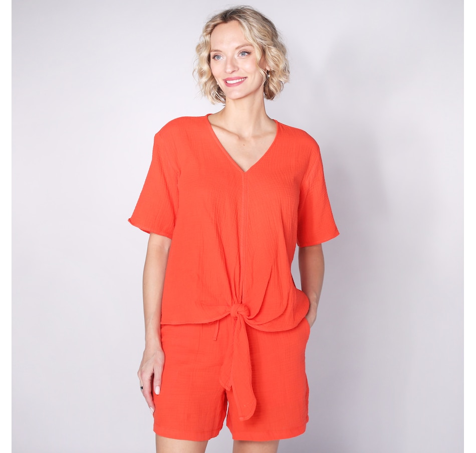 Clothing & Shoes - Tops - Shirts & Blouses - Hailey Lyn V-Neck Kimono ...