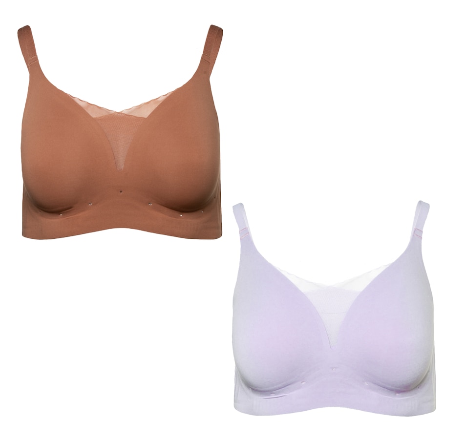 Image 248608_MAHLD.jpg, Product 248-608 / Price $19.33, Rhonda Shear Two-Pack Gel Bra With Mesh Insert from Rhonda Shear Shapewear on TSC.ca's Fashion department