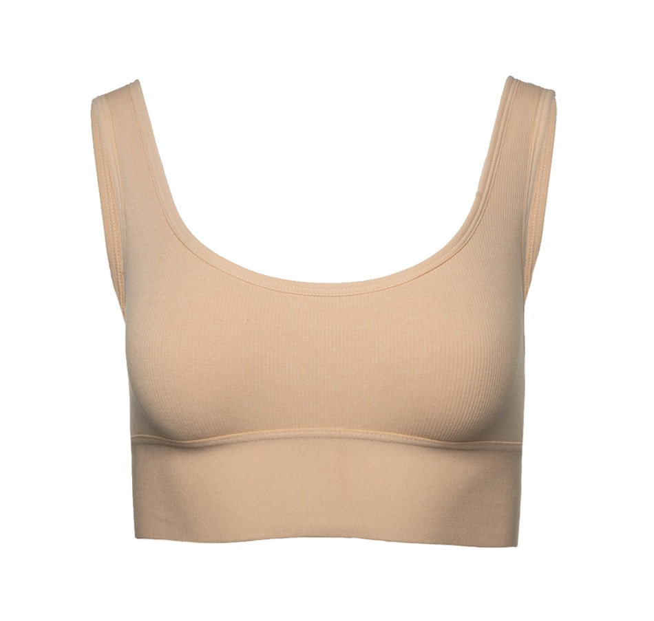 Image 248613_ALM.jpg, Product 248-613 / Price $16.33, Rhonda Shear Ribbed Knit Bra from Rhonda Shear Shapewear on TSC.ca's Fashion department