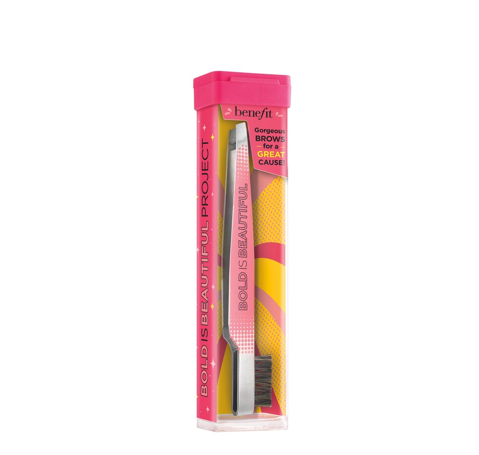 Image 249337_ALTMORE1.jpg, Product 249-337 / Price $27.00, Benefit Slant Tweezer and Brow Brush Bold Is Beautiful Charity from Benefit Cosmetics on TSC.ca's Beauty department