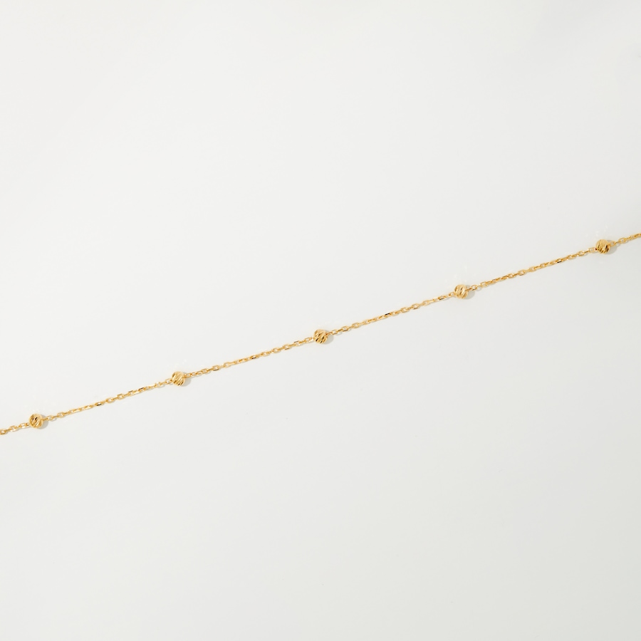Image 249637_ALTMORE1.jpg, Product 249-637 / Price $199.88, UNOAERRE 18K Yellow Gold Diamond Cut Bead Station Bracelet from UnoAErre Jewellery on TSC.ca's Jewellery department