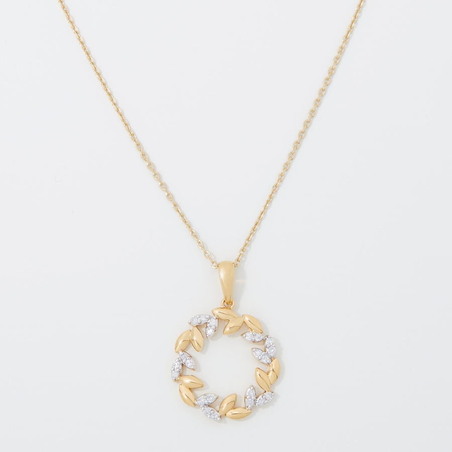 Image 249671_YGP.jpg, Product 249-671 / Price $89.33, Colours of Diamonds Sterling Silver 0.18 av. ctw White Diamond Circle Pendant from Colours of Diamonds on TSC.ca's Jewellery department