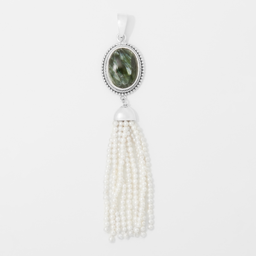 Image 249681_SERWT.jpg, Product 249-681 / Price $149.88, Himalayan Gems Sterling Silver Gemstone and Pearl Pendant from Himalayan Gems on TSC.ca's Jewellery department