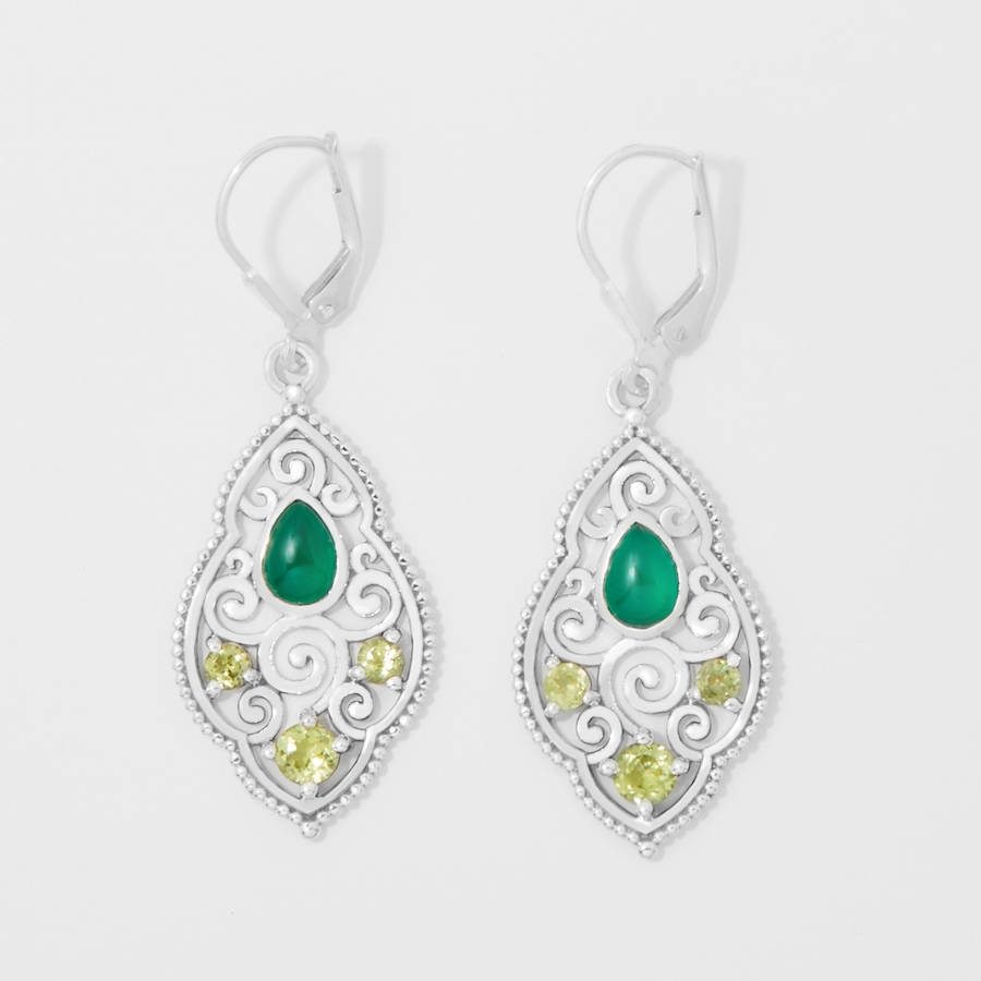 Image 249682_PEGRX.jpg, Product 249-682 / Price $159.99, Himalayan Gems Sterling Silver Gemstone Earrings from Himalayan Gems on TSC.ca's Jewellery department