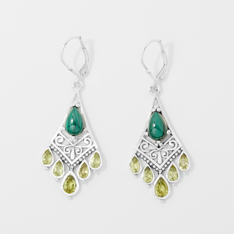 Image 249691_MALPE.jpg, Product 249-691 / Price $179.99, Himalayan Gems Sterling Silver Gemstone Leverback Earrings from Himalayan Gems on TSC.ca's Jewellery department